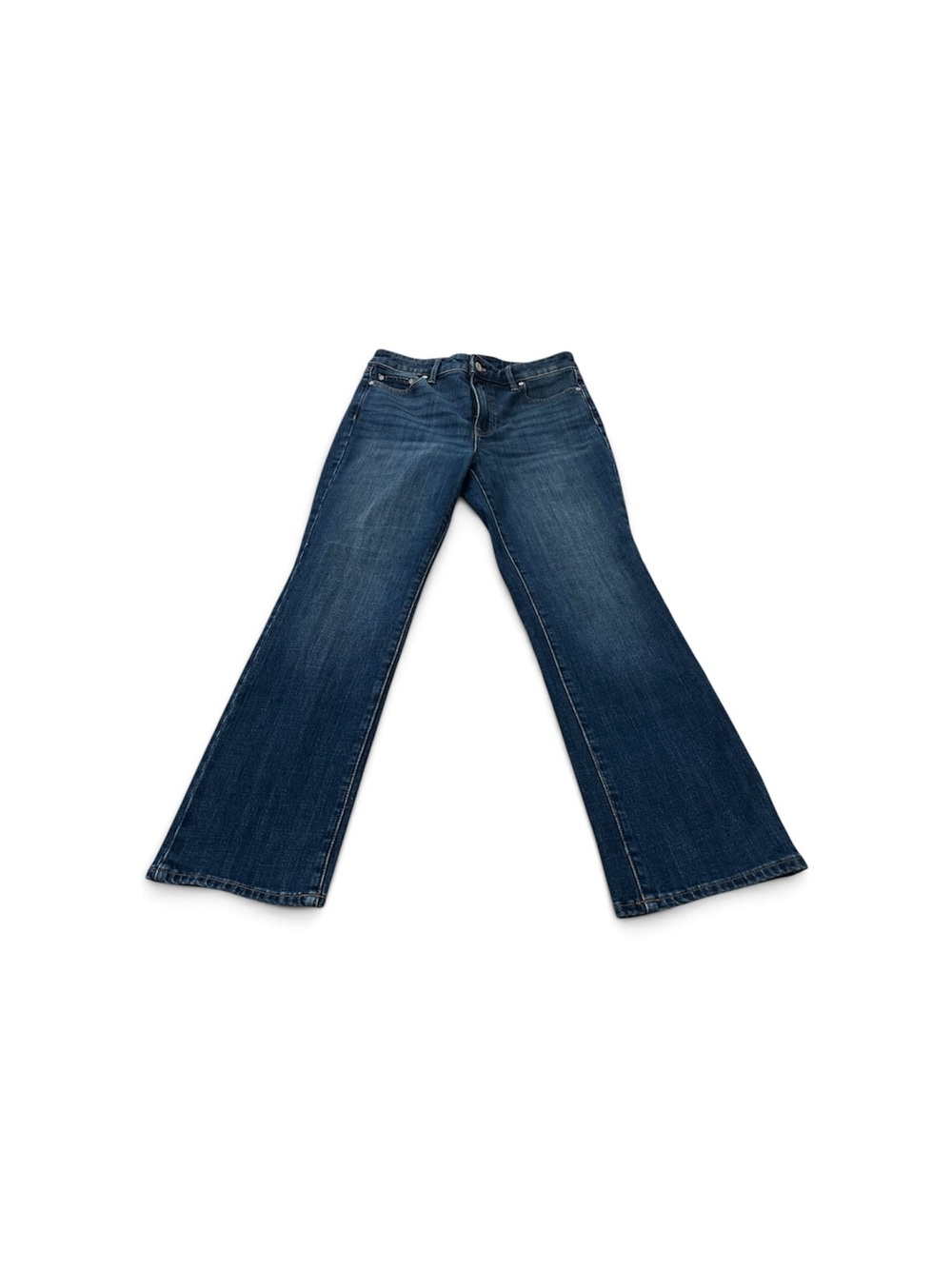 Talbots Women's Dark Blue Barely Boot Jeans